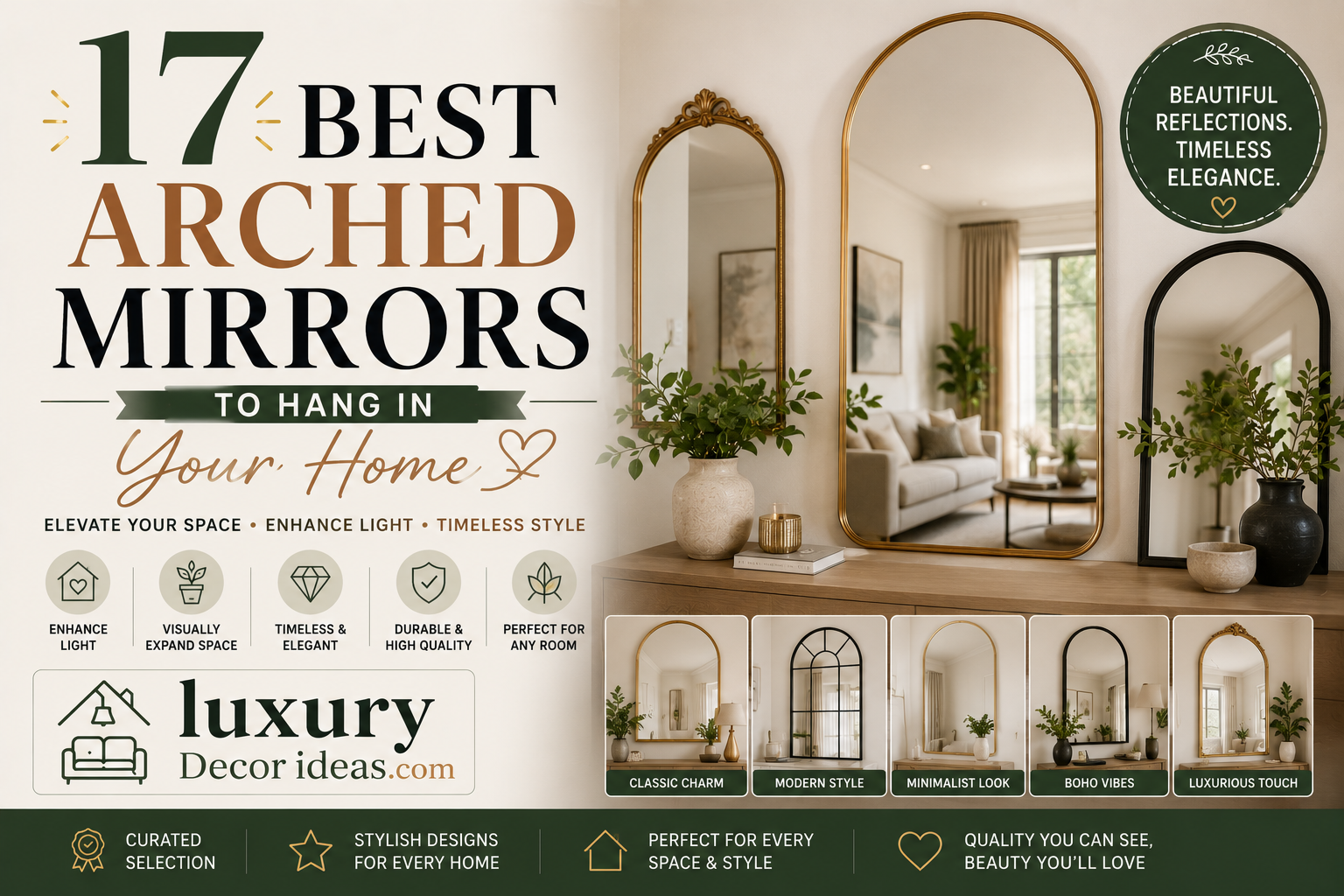 17 Best Arched Mirrors to Hang in Your Home 🪞