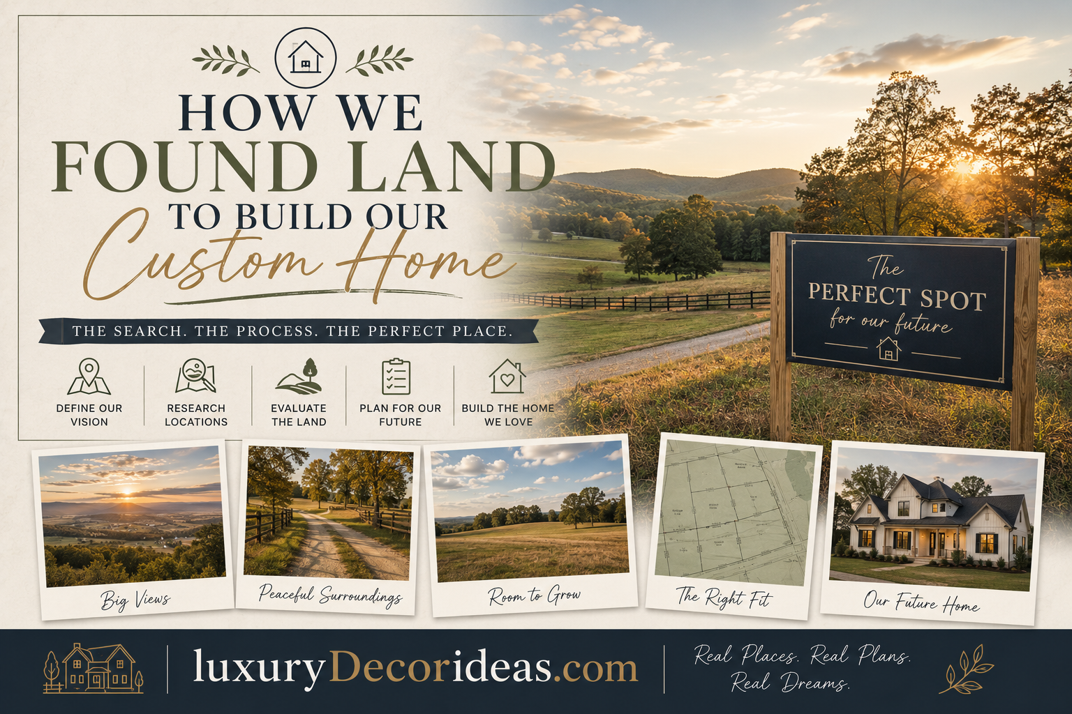 How We Found Land to Build Our Custom Home