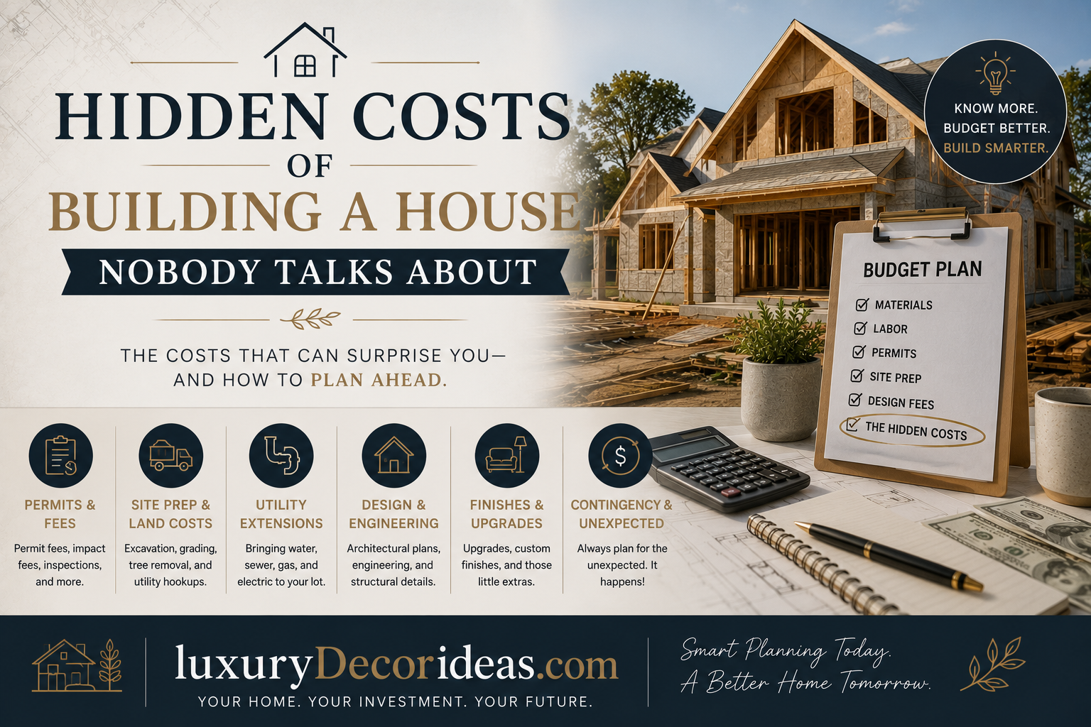 Hidden Costs of Building a House Nobody Talks About