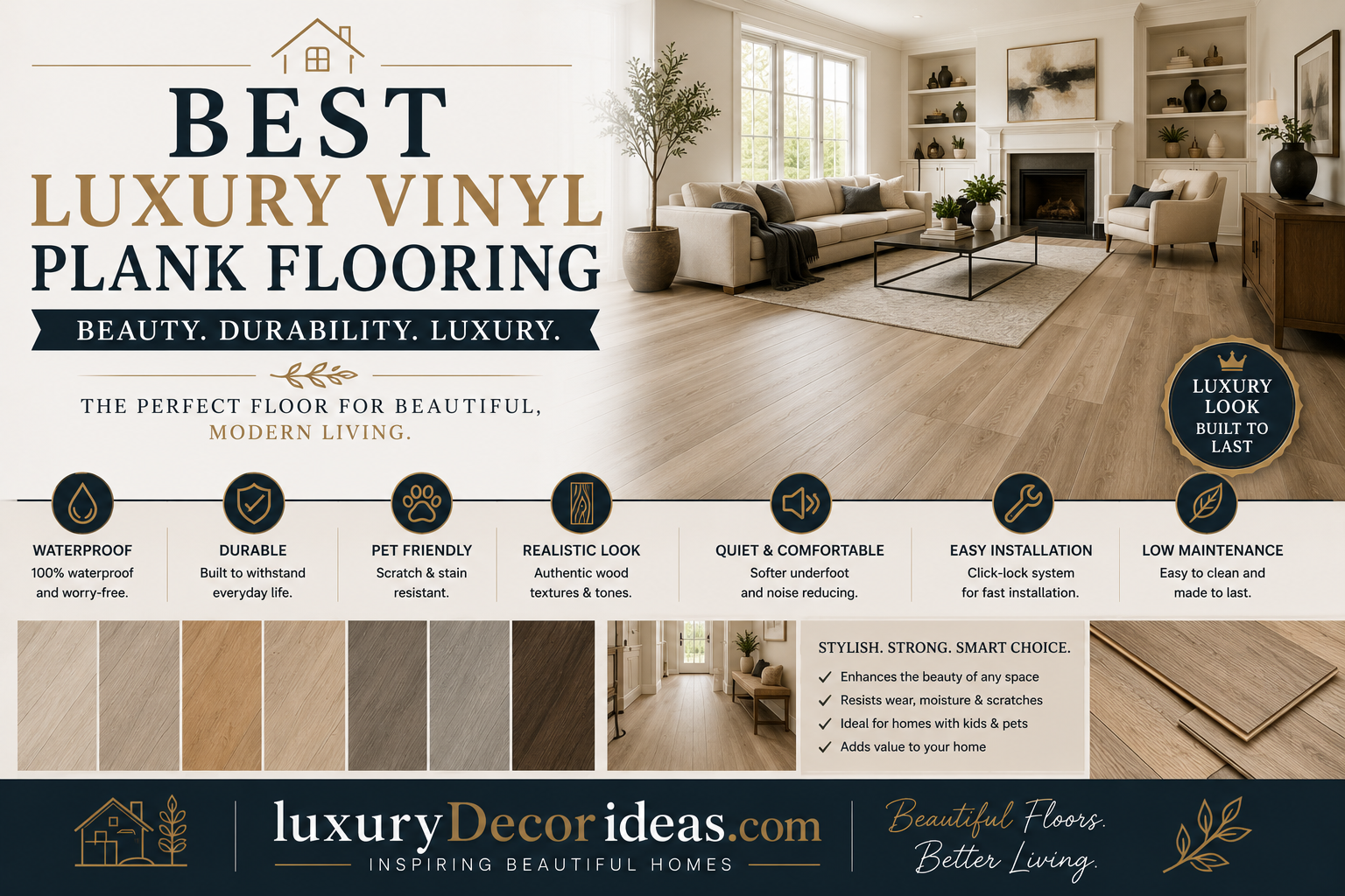 Best Luxury Vinyl Plank Flooring 🪵✨