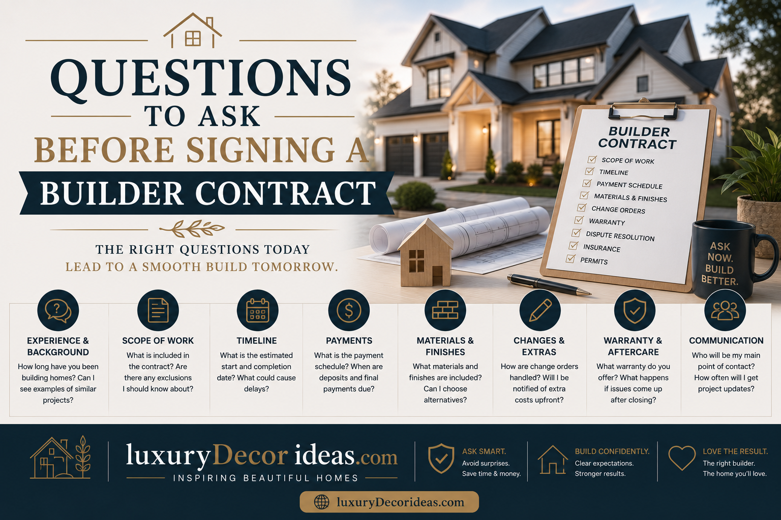 Questions to Ask Before Signing a Builder Contract 📝✍️
