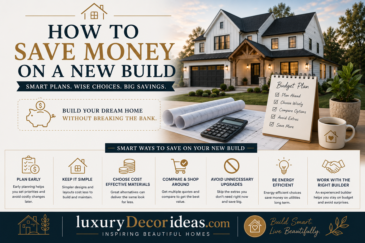 How to Save Money on a New Build