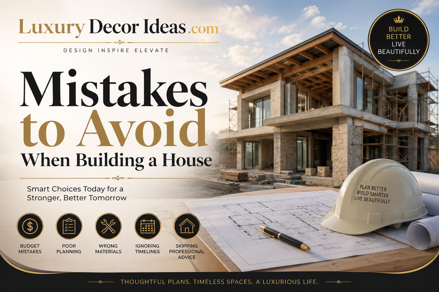 Mistakes to Avoid When Building a House