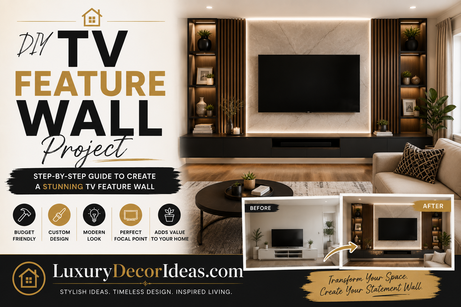 TV Feature Wall Project