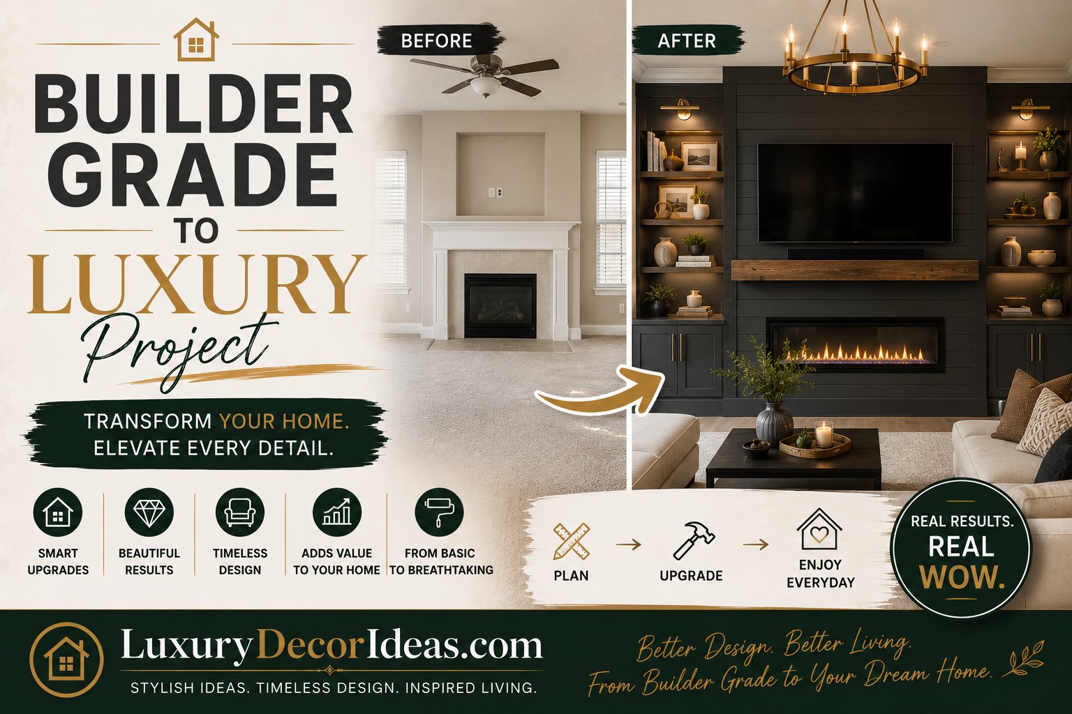 Builder Grade to Luxury Project