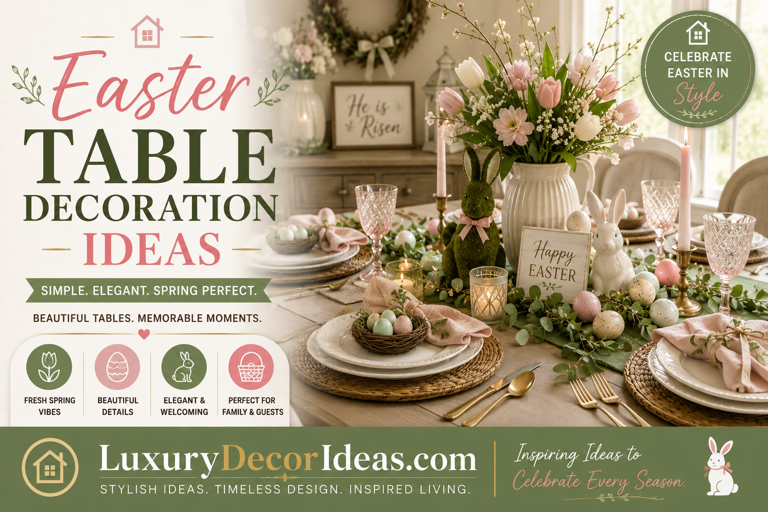 Easter Table Decoration Ideas