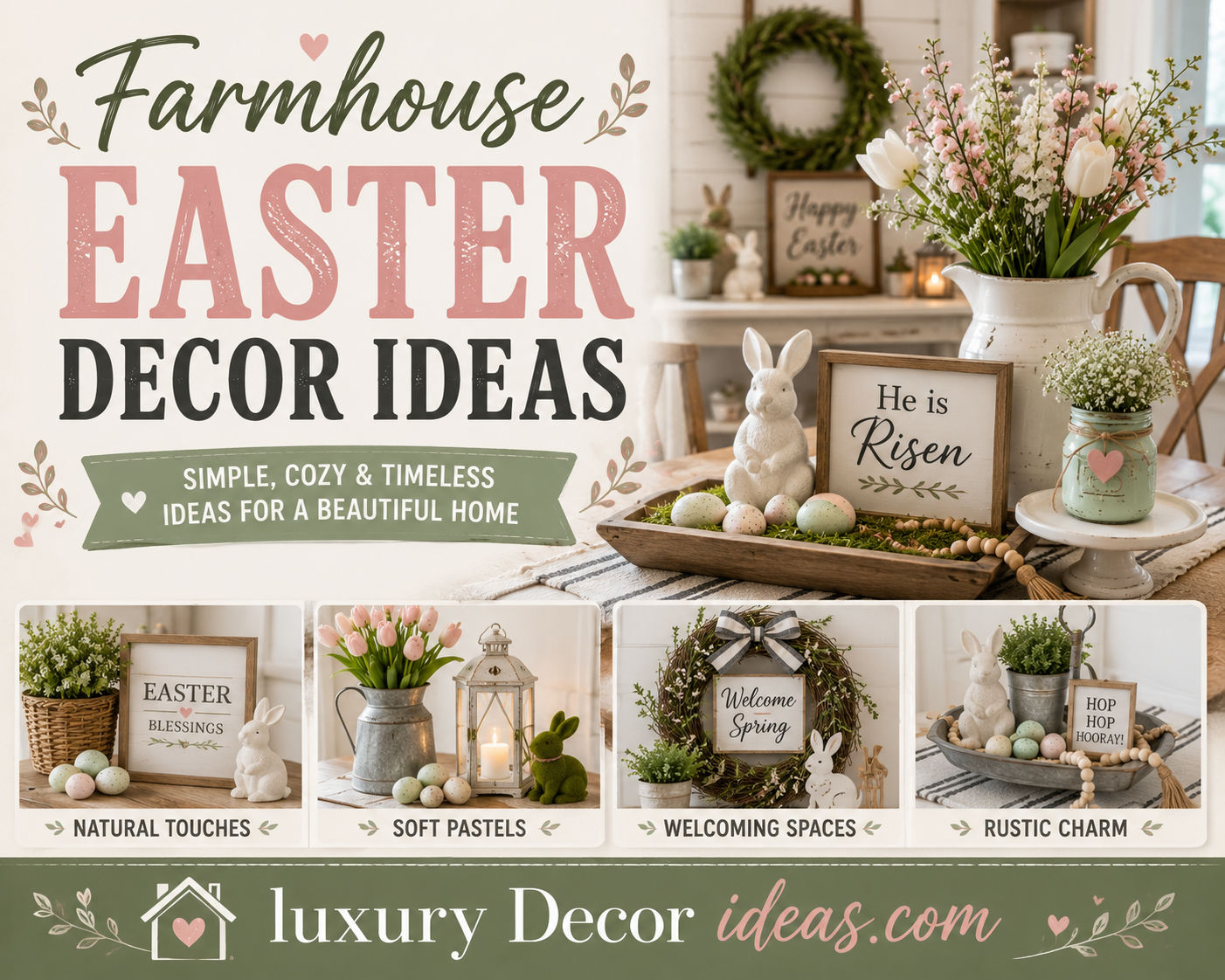 Farmhouse Easter Decor Ideas