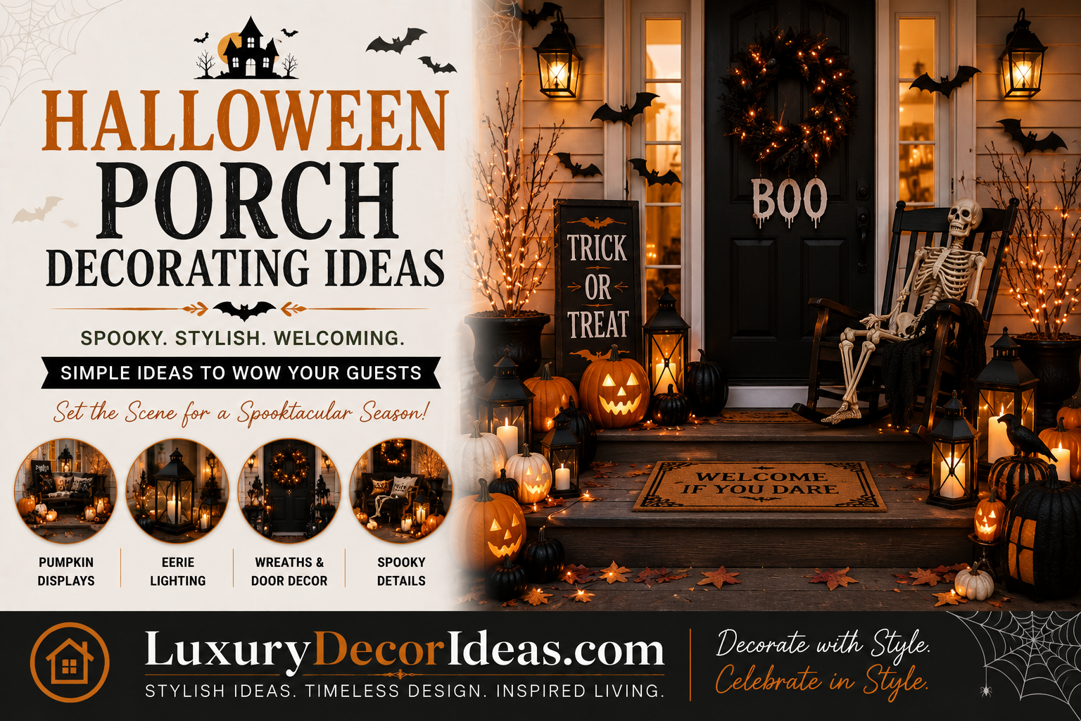 Halloween Porch Decorating Ideas
