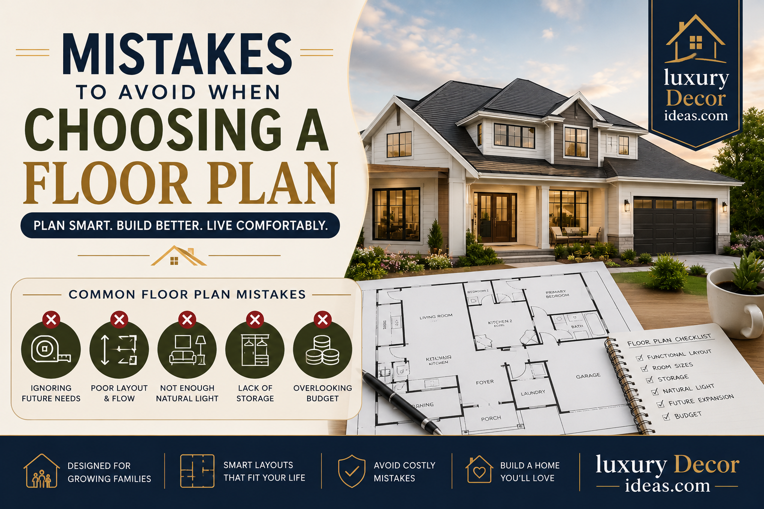 Mistakes to Avoid When Choosing a Floor Plan